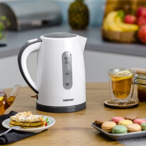 Електрочайник ZELMER ZCK7619 1.7 л белый Київ - зображення 1