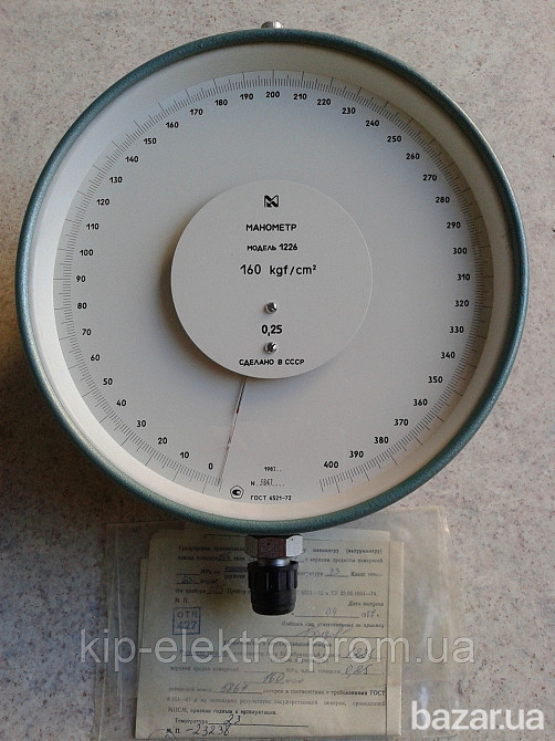 Манометр образцовый МО-1226 (МО 1226, МО1226), МО-1227 (МО 1227, МО1227) Київ - зображення 1