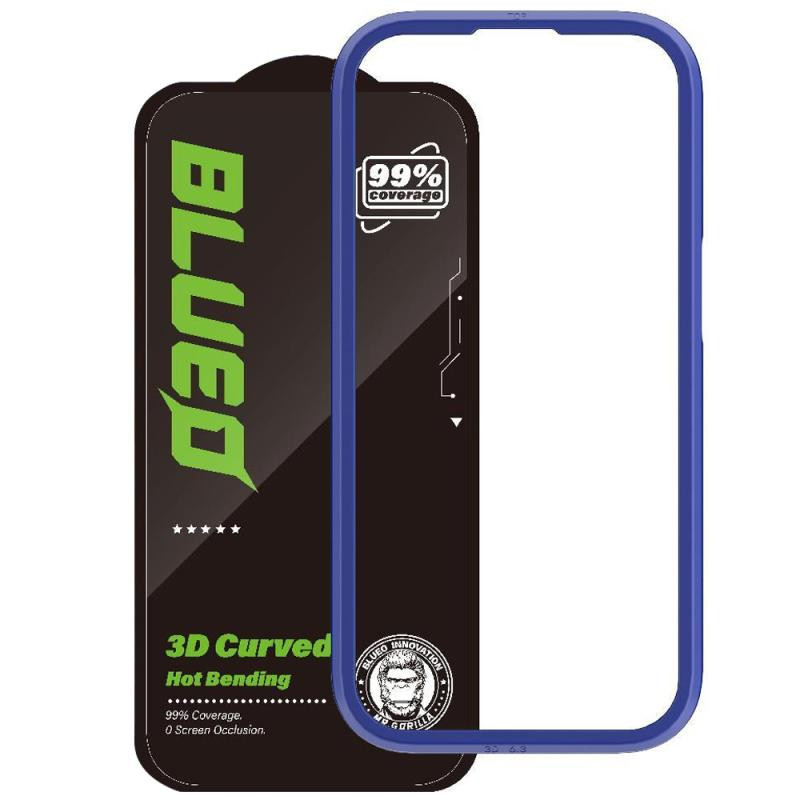 Защитное 3D стекло Blueo Hot Bending New для Apple iPhone 15 Pro Max (6.7") Херсон - изображение 2