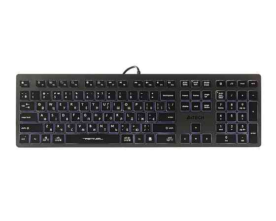 Клавиатура компьютерная проводная A4Tech FX60HUSB(Grey)Whitebacklit серая Київ