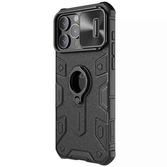 TPU+PC чехол Nillkin CamShield Armor (шторка на камеру) для Apple iPhone 15 Pro (6.1") Херсон