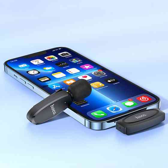 Петличный беспроводной микрофон Hoco L15 Crystal lightning Херсон