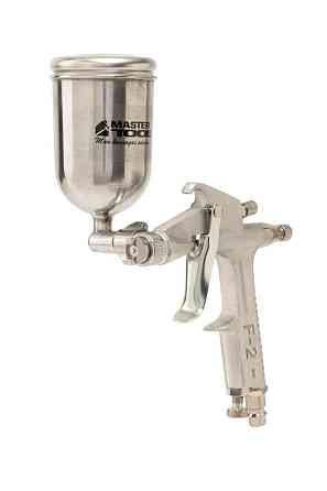 Краскопульт пневматический поворотный MASTERTOOL HP MINI ВАЛБ 200 мл Ø 0,5 мм круглый/плоский факел  Харків