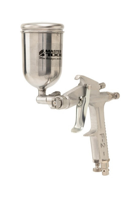 Краскопульт пневматический поворотный MASTERTOOL HP MINI ВАЛБ 200 мл Ø 0,5 мм круглый/плоский факел  Харків - зображення 1