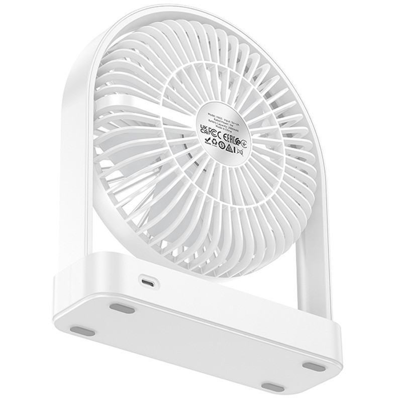 Настольный вентилятор Hoco HX65 ultra-thin desktop fan 2000 mAh Херсон - изображение 6