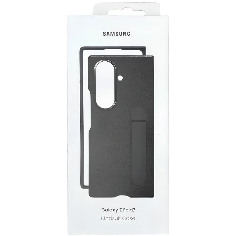 Кожаный чехол Leather Case (AAA) with stand для Samsung Galaxy Z Fold7 Херсон - зображення 3