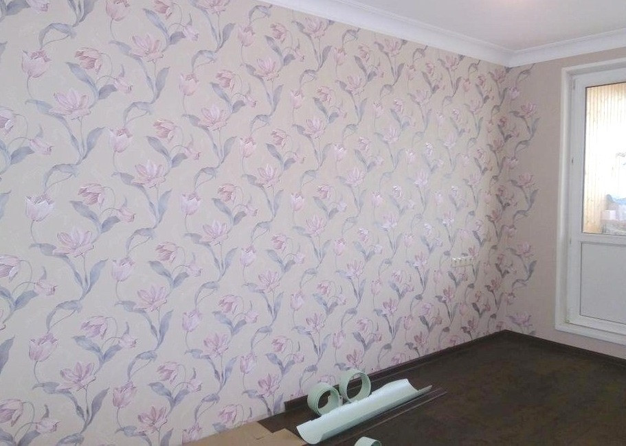 Поклейка обоев Оболонь Виноградарь Нивки Київ - зображення 1