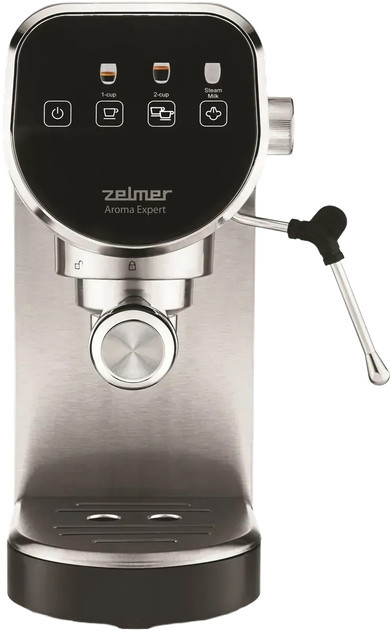 Кофеварка рожковая Zelmer ZCM7300 1360 Вт серебристая Киев - изображение 2