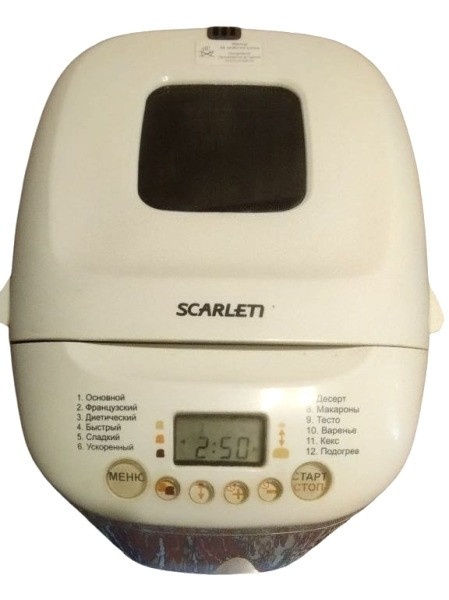 Хлібопіч Scarlett SC-400 у неробочому стані Одесса - изображение 2