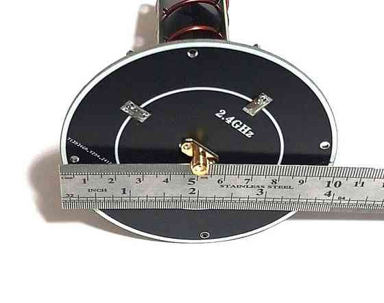 Антенна спиральная 2070-3210MHz 13dBi, до 50W, правосторонняя RHCP, 5-витковая, SMA-female (гнездо) Дніпро