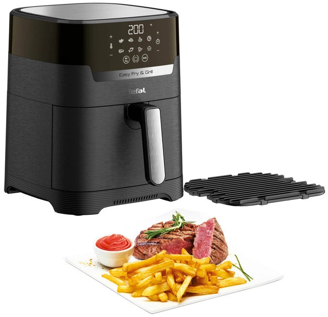 Мультипечь Tefal Easy Fry&Grill Precision EY505815 1550 Вт черная Киев - изображение 7