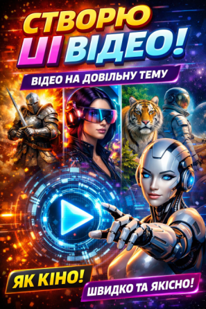 Генерація ШІ відео Киев