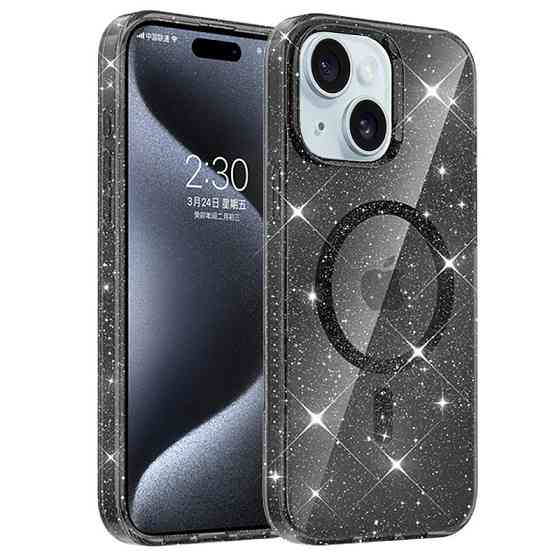 Чехол TPU Eclipse Sparkle Magnetic Fit для Apple iPhone 14 / 13 (6.1") Херсон