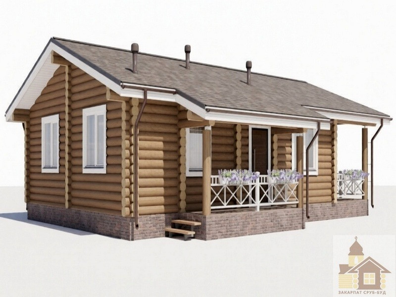 Зруб з рубленої колоди «Букова Тиша» Одесса - изображение 3