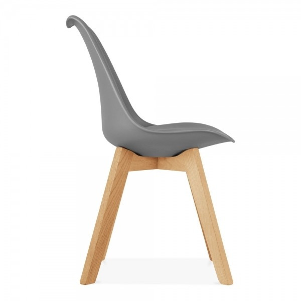 Стул Тор мягкий обеденный серый Дніпро - зображення 3