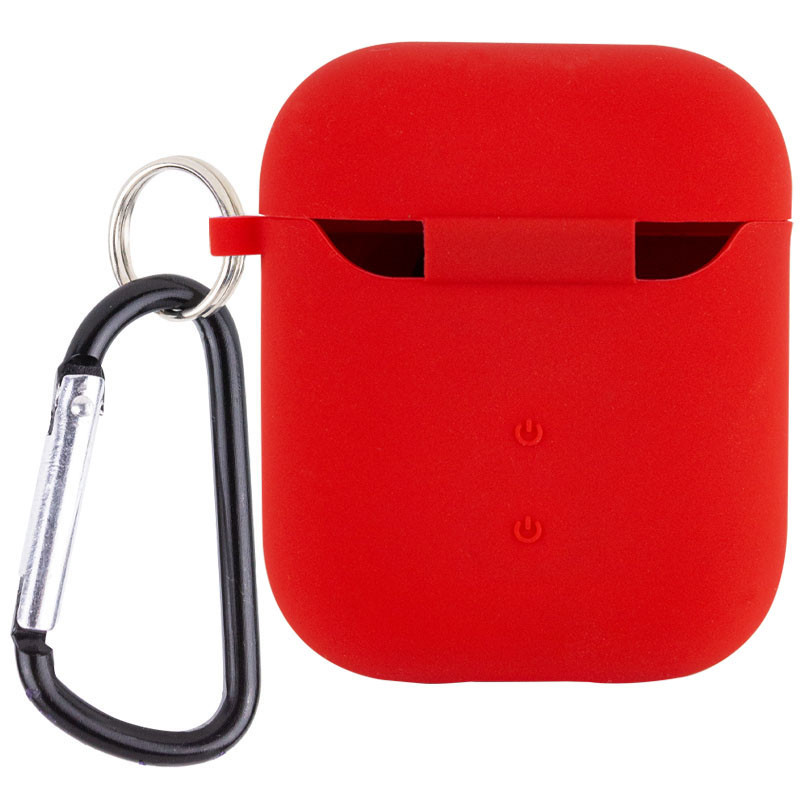 Силиконовый футляр с микрофиброй для наушников Airpods 1/2 Херсон - зображення 2