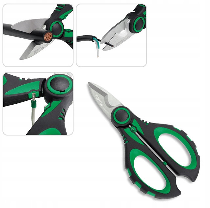 Ножницы электрика универсальные усиленные TOPTUL SBBA0516 Харків - зображення 3