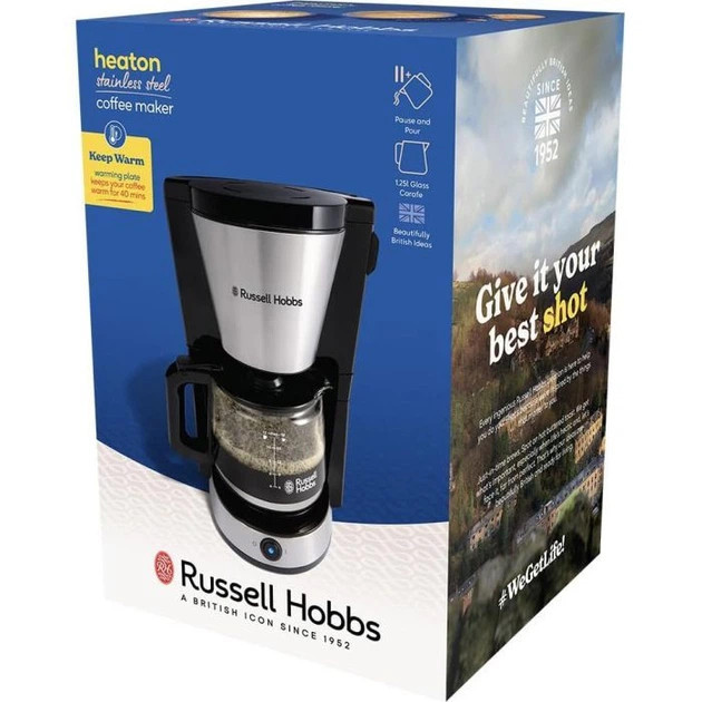 Кофеварка капельная Russell Hobbs Heaton Coffee Maker 27400-56 1000 Вт черный Київ - зображення 7