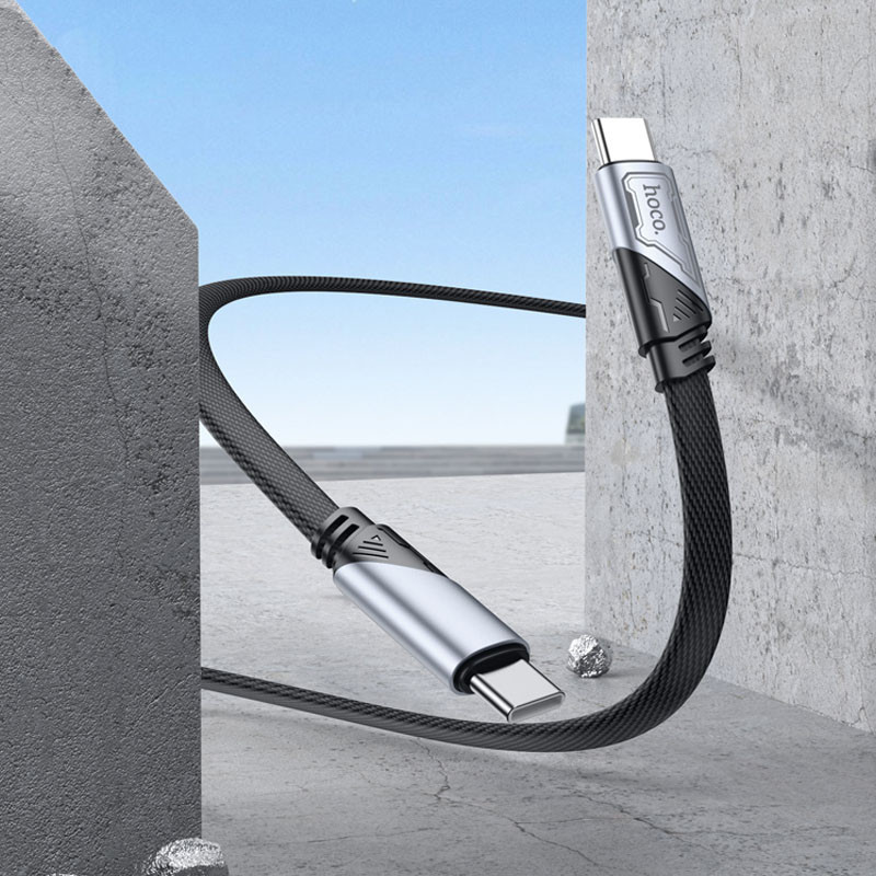 Дата кабель Hoco U119 Machine charging data Type-C to Type-C 60W (1.2m) Херсон - зображення 4