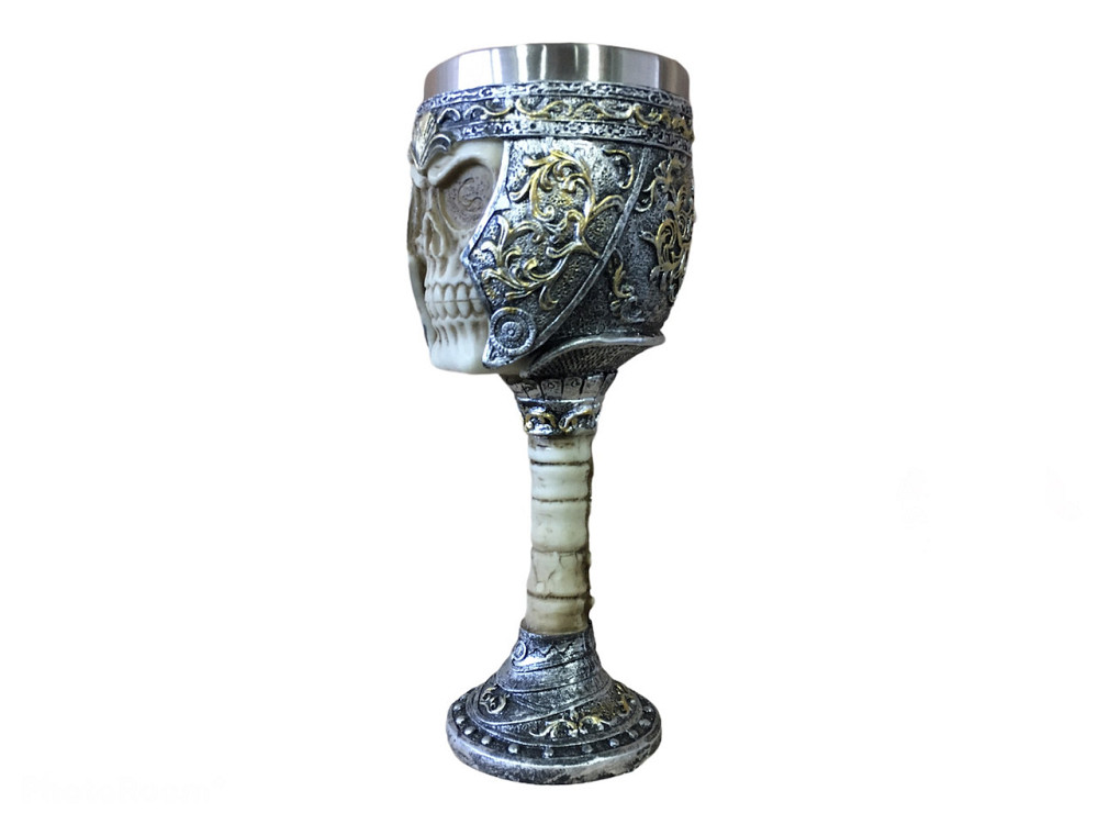 Бокал для Вина Череп Викинг в Шлеме Кубок Гота Подарок (код 00491) Киев - изображение 12
