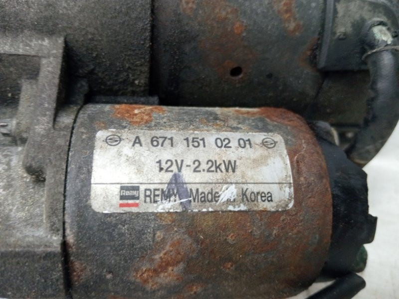 Стартер SsangYong Korando C200 2.0 DIESEL D20DT 2010 (б/у) Киев - изображение 4