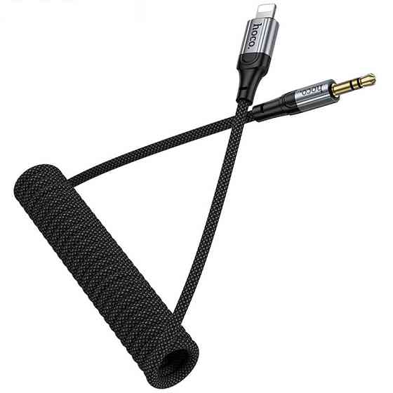 Аудио кабель Aux Hoco UPA33A Nuevo (Lightning to AUX 3.5mm) (1.5m) Херсон