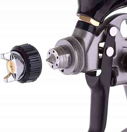 Краскопульт пневматический HVLP верх.пласт.бачок 600мл, 1,7мм AUARITA LION-1-1.7 Харків