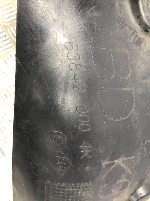 Подкрылок передний правый Renault Megane 2008-2016 638420004R (Арт. 53663) Київ - зображення 5