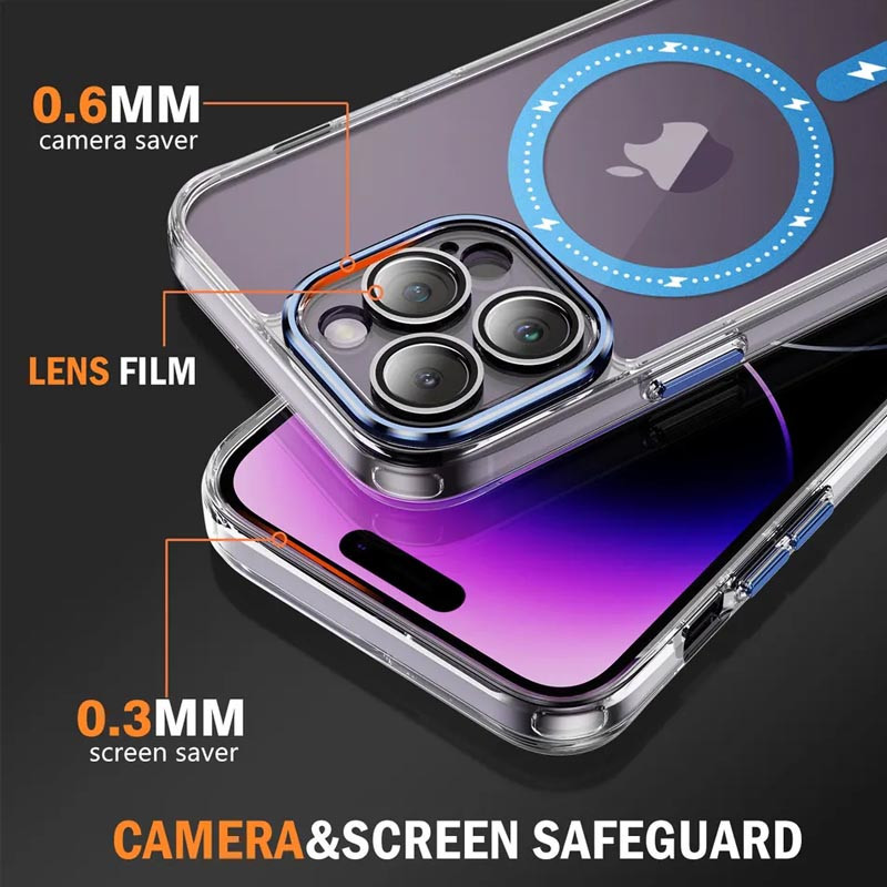 Чехол TPU+PC Colorful with Magnetic Fit для Apple iPhone 12 Pro Max (6.7") Херсон - изображение 12