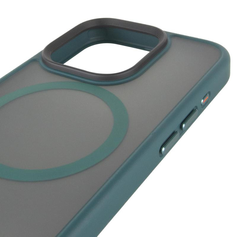 TPU+PC чехол Metal Buttons with MagSafe для Apple iPhone 15 Pro (6.1") Херсон - зображення 6