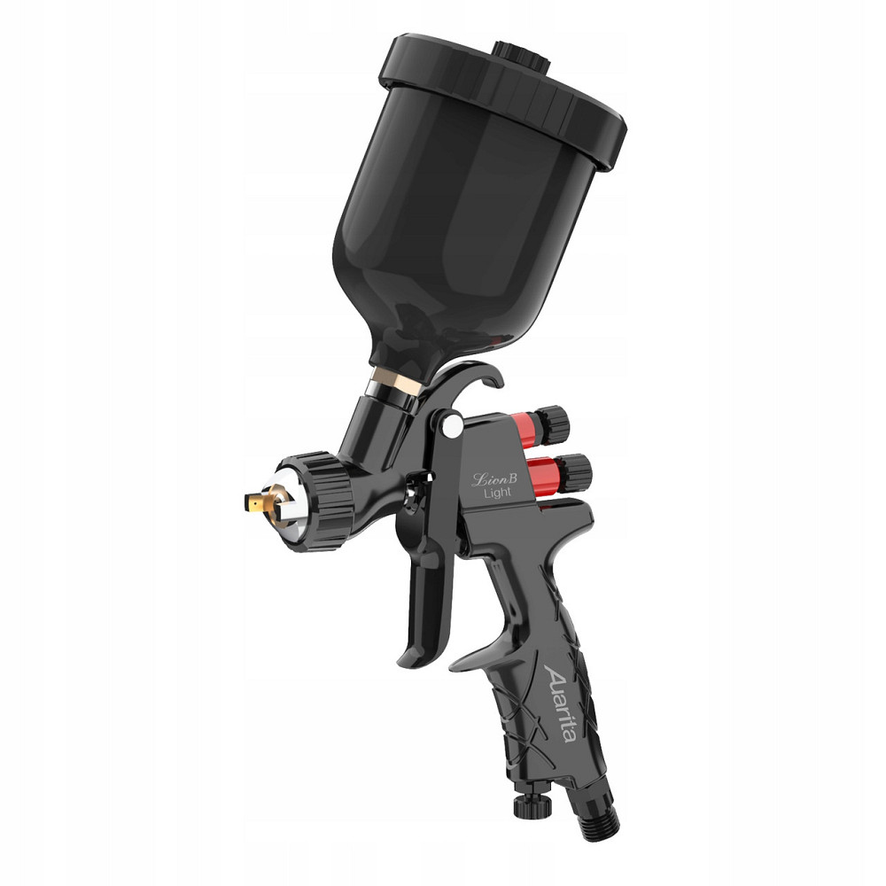 Пистолет окрасочный пневматический LVMP верх.пласт.бачок 250мл, форсунка-1,2мм AUARITA LION-B-LIGHT- Харьков - изображение 2