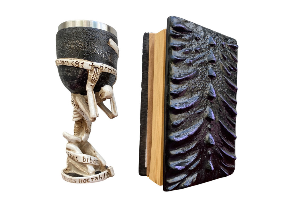 Подарочный набор Бокал 3 Скелет на Колене и Блокнот 3 «Око Иллюзий» Київ - зображення 2