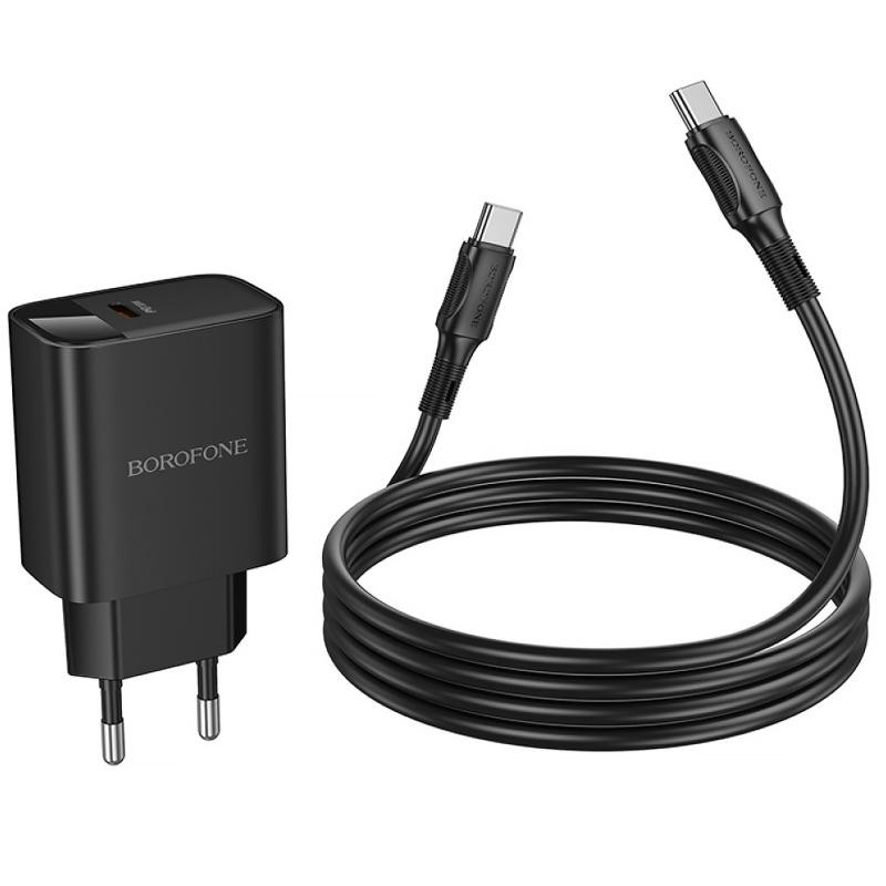 СЗУ Borofone BA97A PD30W (1USB-C) + кабель Type-C to Type-C Херсон - изображение 6