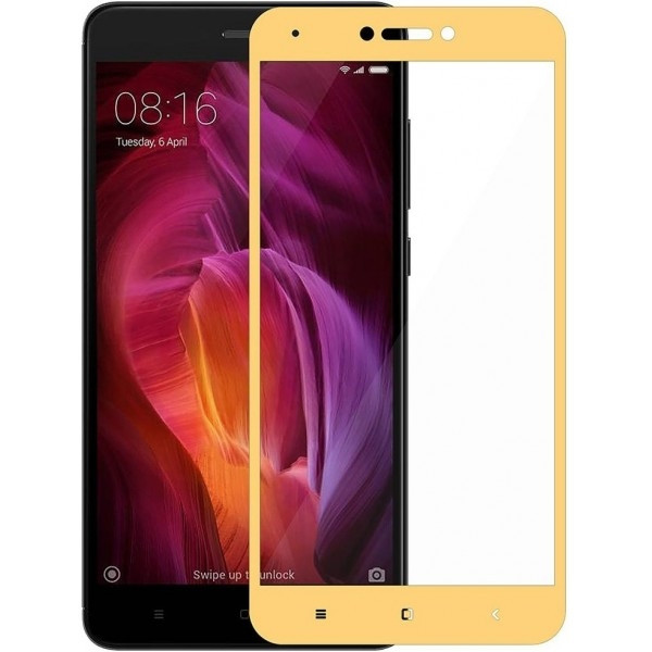 Захисне скло Xiaomi Redmi Note 4 3D Gold Харьков - изображение 2