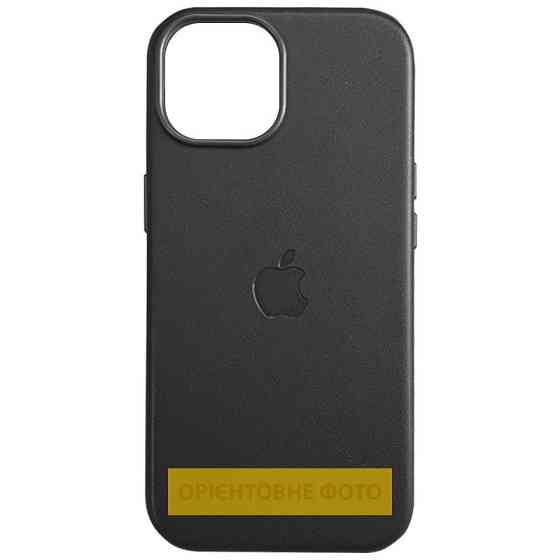 Кожаный чехол Leather Case (AAA) with MagSafe and Animation для Apple iPhone 16 Plus (6.7") Херсон