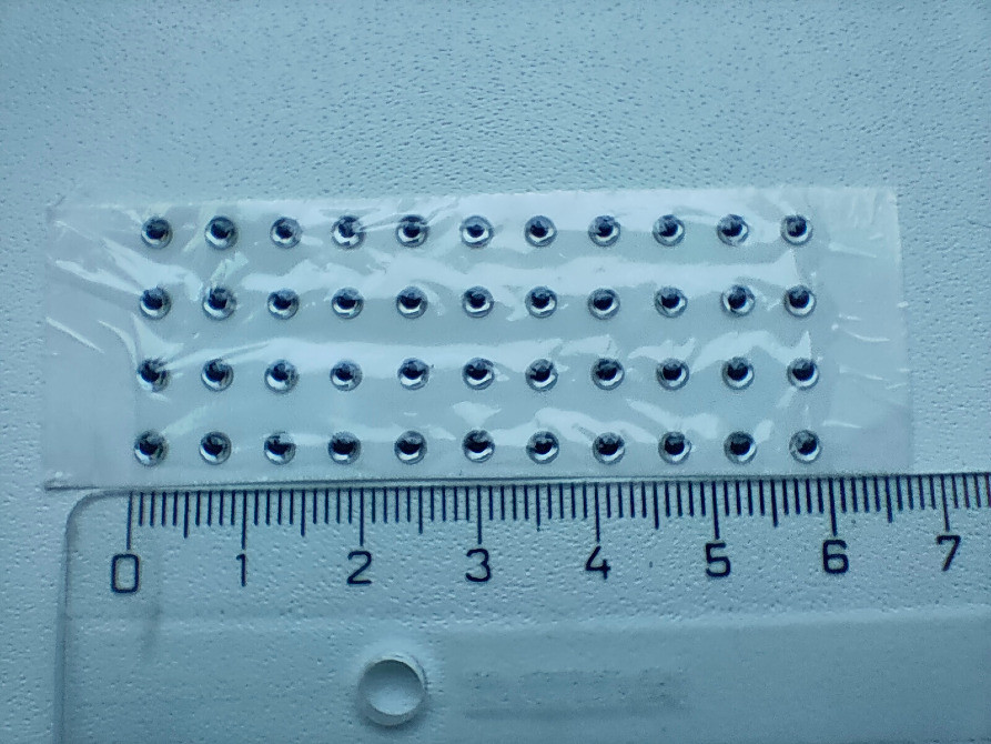 Глаза для воблеров 44 шт серебро. размер 3 мм Киев - изображение 1