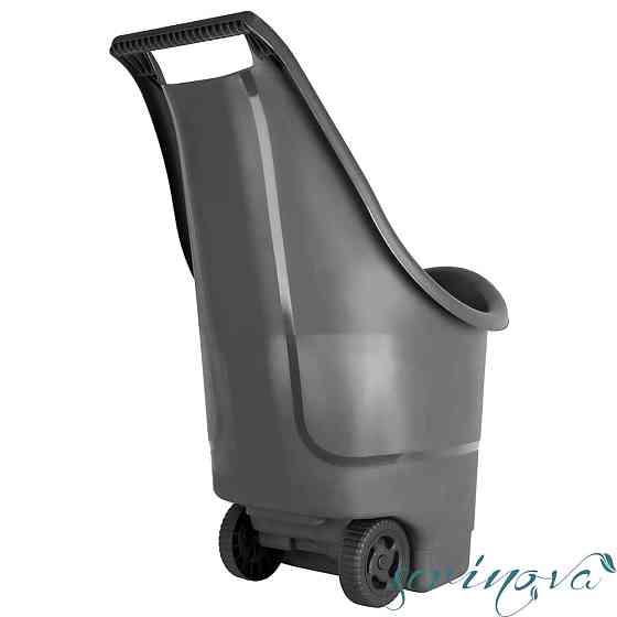 Садовая тележка на колесах 50 л антрацитовая Київ