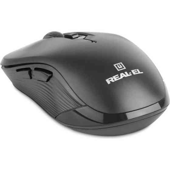 Мишка REAL-EL RM-331 Wireless Black (EL123200044) Харків