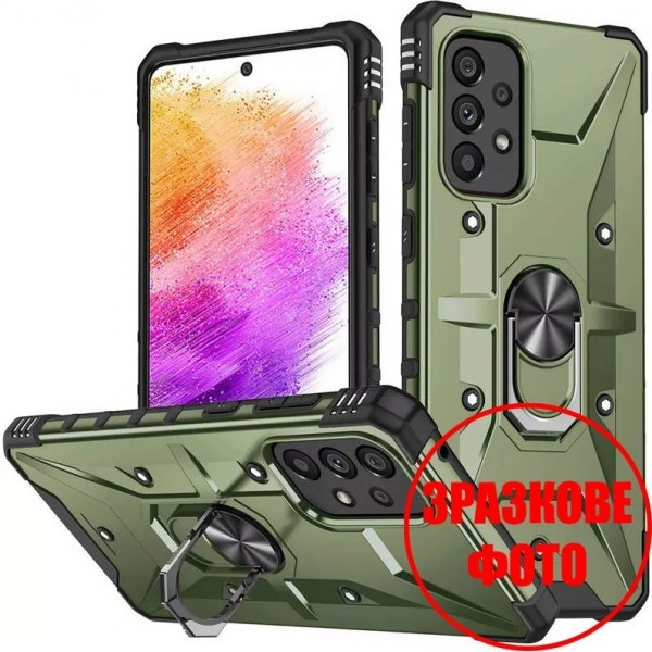Чохол Pathfinder Ring для Samsung A04 A045 Army Green (Код товару:25217) Харків - зображення 1