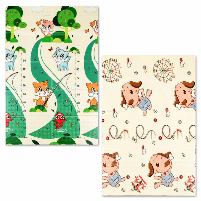 Дитячий с розвиваючий термокилимок 120х180х0,8см "Кошенята | Цуценята" SW 00001318 Одеса - зображення 2