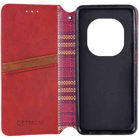 Кожаный чехол-книжка GETMAN Cubic (PU) для Xiaomi Redmi Note 15 Pro 4G Херсон
