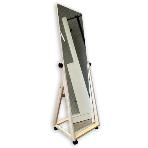Дзеркало на опорі з колесами 1460 х 400мм Київ - зображення 1