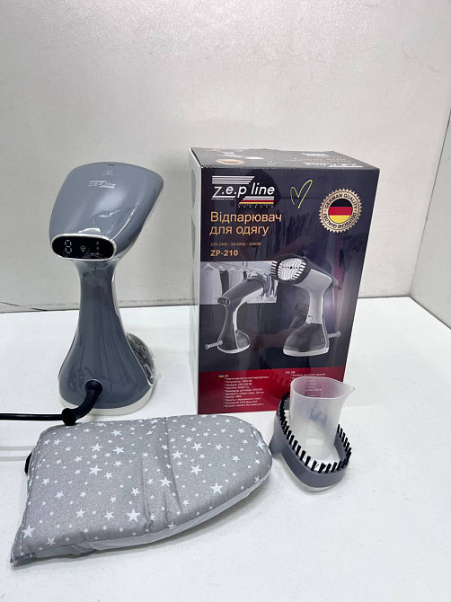 Отпариватель вертикальный ручной для одежды Zepline ZP-210-Gray 3000 Вт серый Київ - зображення 4