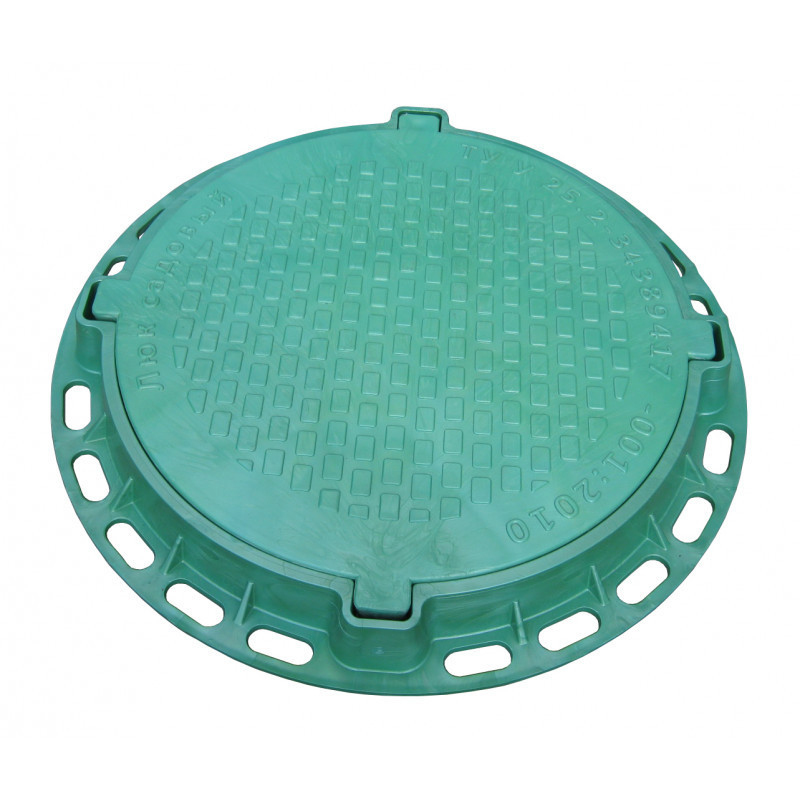 Люк садовый пластмассовый легкий А15 Київ - зображення 7