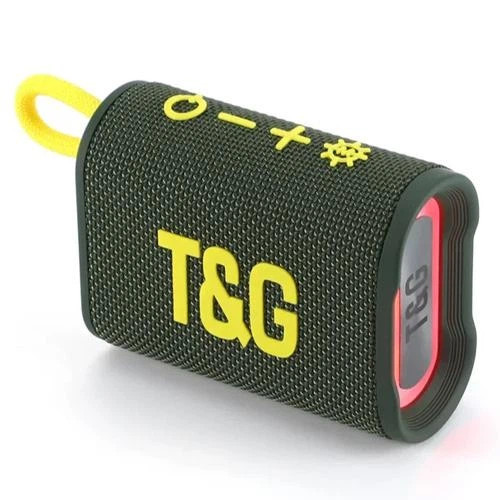 Колонка портативная Bluetooth T&G TG396 green зеленая Київ - зображення 1