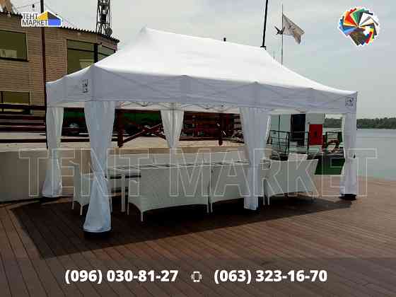 Намет “Event”. Розсувний шатер 6х3 Білий для заходів та вечірок. Івент шатри намети виготовлення Запоріжжя