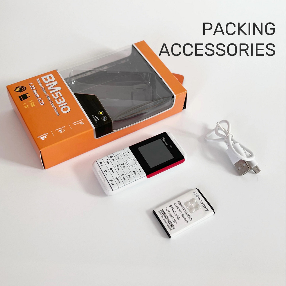 Мини мобильный телефон 5310 3 Черный Київ - зображення 7