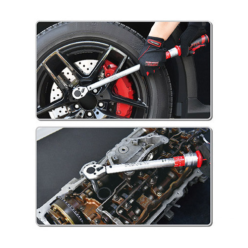 Ключ динамометрический моментный 3/8"x340мм 10-60Nm TOPTUL ANBV1206 Харків - зображення 6