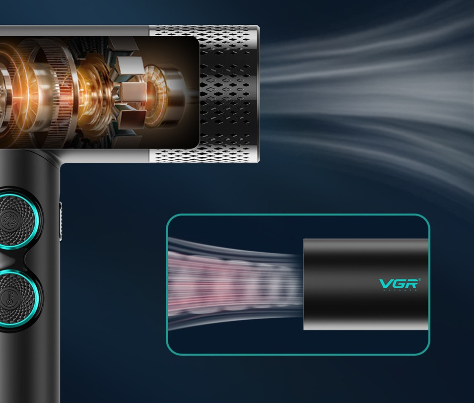 Комплект длят стрижки VGR STEPLERSS PRO 4 IN 1 BLACK черный Киев - изображение 9