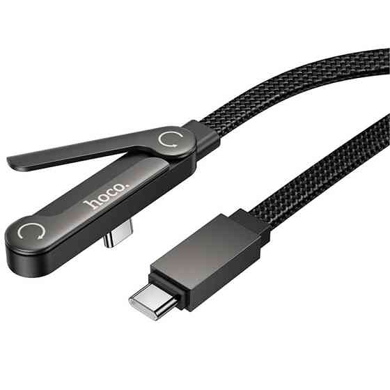 Дата кабель Hoco U150 Exquisite side plug and stand Type-C to Type-C 60W (1.2m) Херсон